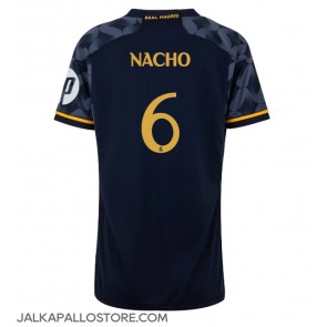 Real Madrid Nacho Fernandez #6 Vieraspaita Naisten 2023-24 Lyhythihainen
